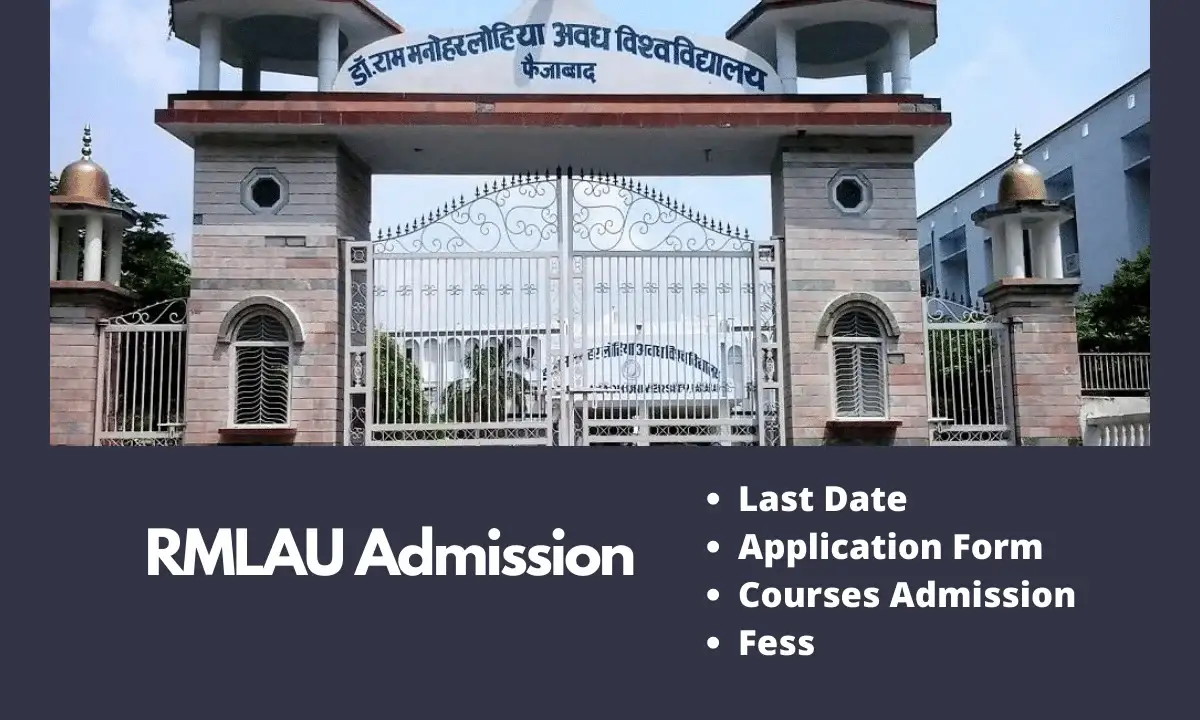 RMLAU Admission 2024-25 | Application Form, Courses, Fee Structure