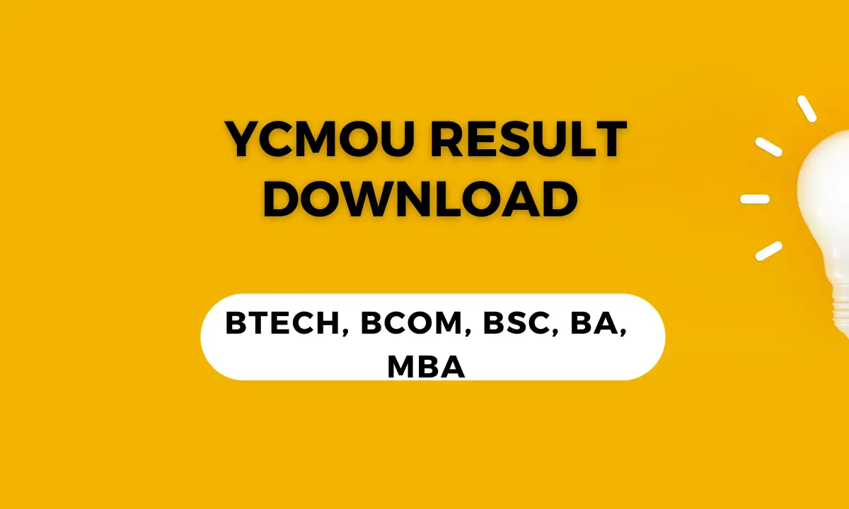 YCMOU Result 2024 Download | Btech, Bcom, Bsc, BA, MBA
